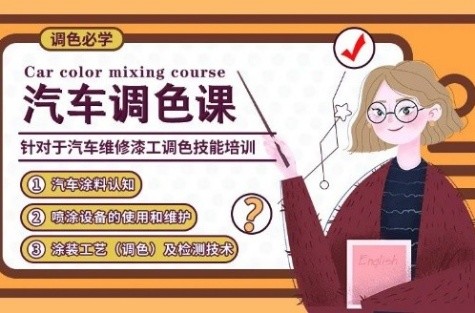 校企携手合作丨顺德中专 x 474蒙特卡罗化工 “汽车调色班” 即将开班！